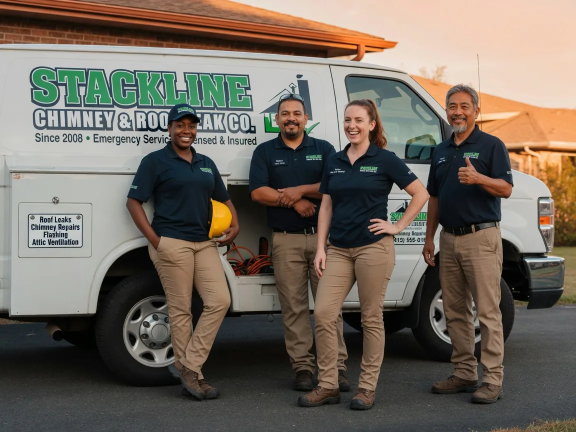 Chimney flashing repair company in Timberlake, NC